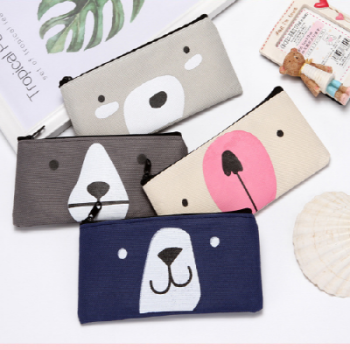 강아지 초 중등 대용량 필통