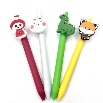 [주문제작]PVC캐릭터 삼각러버볼펜(2D)