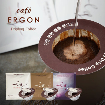 [카페에르곤] 간편한 정통 핸드 드립백커피 15gx10개입 바리스타 블랜딩_지중해+아모르+판타지아