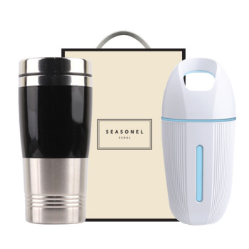 시즈넬 선물세트 럭셔리텀블러+클로버가습기