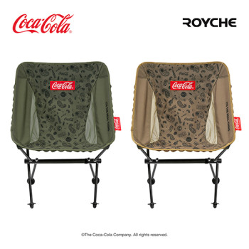 로이체 캠핑용품 코카콜라 경량 매직로우체어