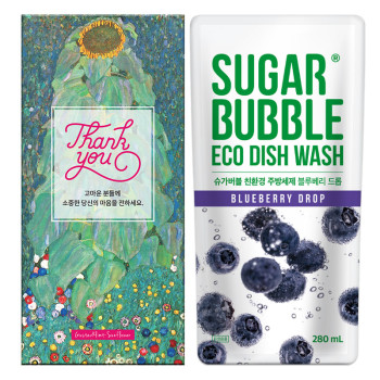 슈가버블 블루베리 주방세제 280ml_케이스