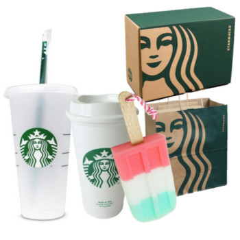 스타벅스 리유저블 텀블러 그란데 벤티 2P 아이스 세척솔 행사 선물용