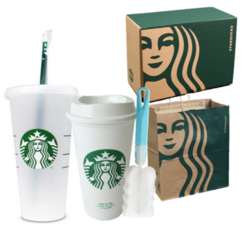 스타벅스 리유저블 텀블러 그란데 벤티 2P 세척솔 행사 답례품 선물세트