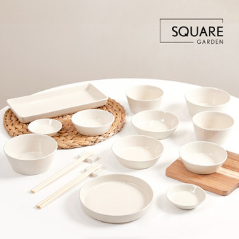 [스퀘어가든] 퍼블 도자기 식기세트 16P