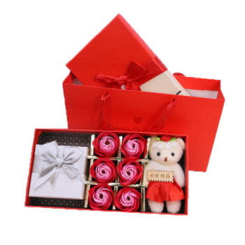 라인패키지 비누 꽃 곰돌이 선물상자 선물세트 CCH388