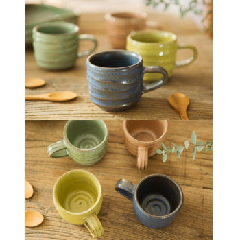 에코키친 파스텔톤 도자기 커피잔 KA2062