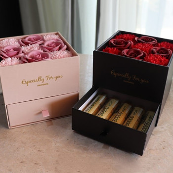 카네이션 비누꽃 용돈박스 서랍박스 용돈케익 어버이날 스승의날