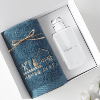 태나 자수 타월 주방세제 세트