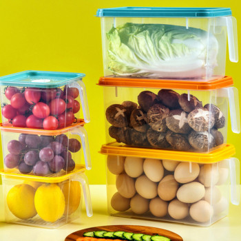 쿠키브라운 핸들 밀폐 용기 3종 세트(정사각)