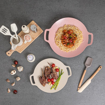 국산 파르페 IH 3색칼라그리들 2종세트(30cm,34cm깊은형)