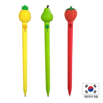 과일캐릭터볼노크펜(국산)
