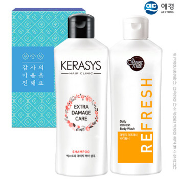 애경 케라시스샴푸180용기 샤워메이트(2종) 세트