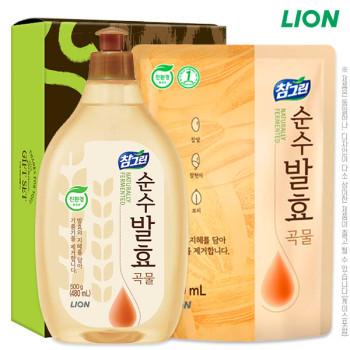 (친환경)참그린곡물500용기 곡물300리필(2종) 세트