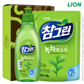 (유기농)참그린녹차300용기 녹차300리필(2종)