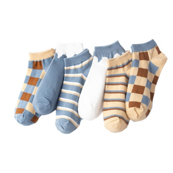 슈가믹스 여성발목 단목 패션 여학생 6개 세트 여자스니커즈양말