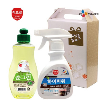 CJ다목적세정제,순그린320(용기)2종세트