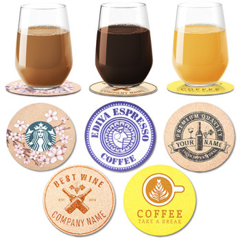 가죽 매직 컵받침 (재생가죽 코스타)