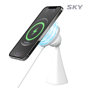스카이 필 W21 Mag 15W 고속 무선충전기+스탠드