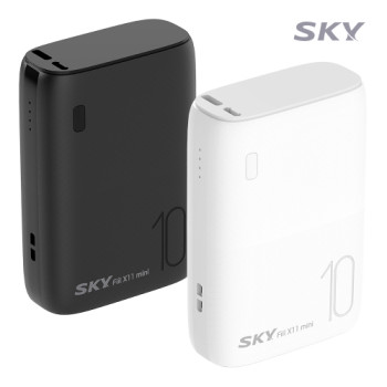스카이LAB 필 X11 미니 10000mAh 유선 멀티충전 보조 배터리