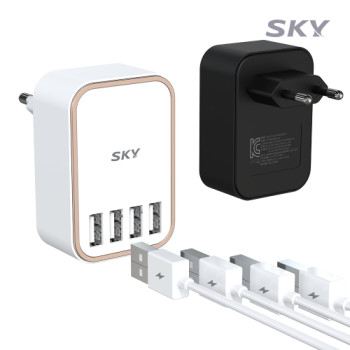 스카이 필 C4 22W 4포트 멀티 매직 충전기