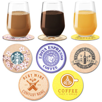 재생가죽 코스타 (컵받침 코스터)