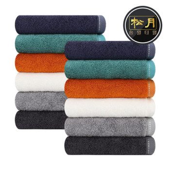 송월 솔리드 뱀부무지40 호텔수건