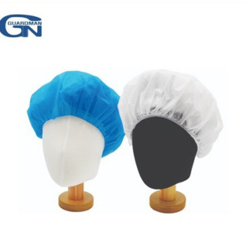 GUARDMAN 라운드캡 간호사캡 헤어캡 화이트 보급형 100매입