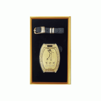 국산 아크릴 순금네임텍 방패형 1P세트 / 골프공/ 그린보수기/볼마크/자석티