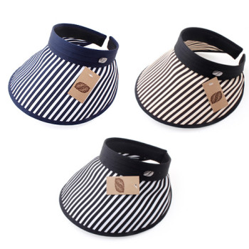 에코라이프 스트라이프 패션 썬캡모자 KB601