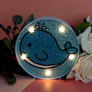 LED 무드등 보석십자수 DIY 만들기 세트 비즈 큐빅