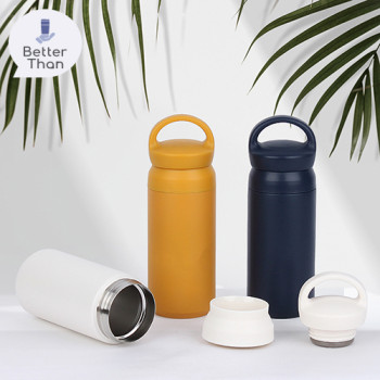 [보틀로만] 칼리프 핸디 파스텔칼라 이중진공 텀블러 350ml