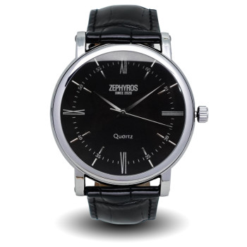 [제피로스] 손목시계 ZEROS043-Black