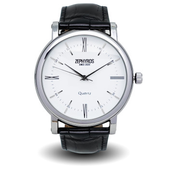 [제피로스] 손목시계 ZEROS043-White