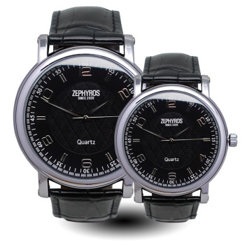 [제피로스] 손목시계 ZEROS038 블랙