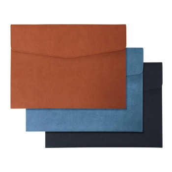 A4파일 케이스 가죽 서류파우치 도큐먼트 똑딱이 가방