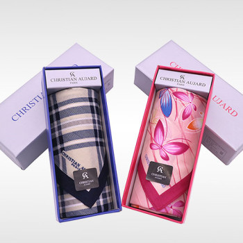 손수건,스카프,순면 남여손수건) MJ 크리스찬오자르(본염) 1P(사바리케이스)