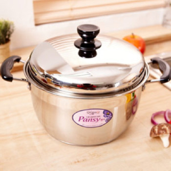 에코키친 3중 스텐냄비 양수24cm KB426