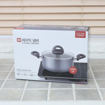 에코키친 세라믹냄비22cm 양수 KB374