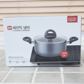 에코키친 세라믹냄비20cm 양수 KB373