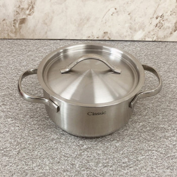 에코키친 바닥3중 양수냄비 14cm KB306