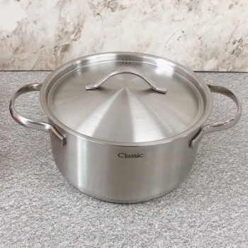 에코키친 바닥3중 양수냄비 18cm KB303