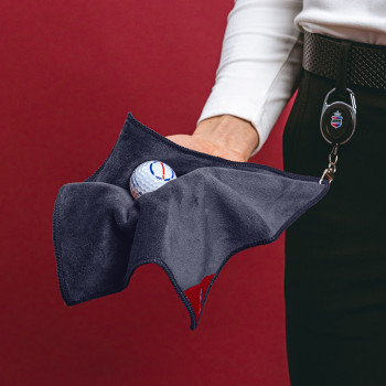 세인트프로 NEW 릴클립 골프타올 2개 세트 고리형 그레이/블루그린