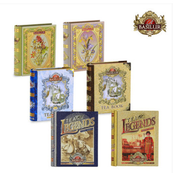 베질루르 홍차 미니 틴케이스 티북