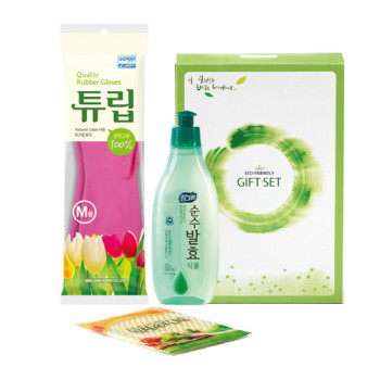 참그린식물 고무장갑 수세미 (3종)
