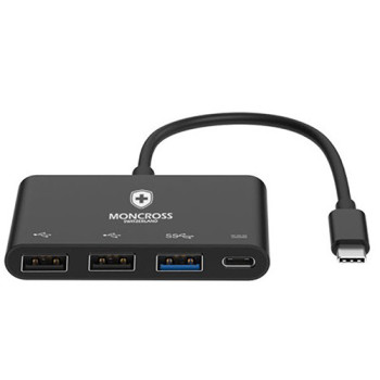 몽크로스 매직 스피드 C타입 4포트허브 MSHUB-C3U