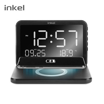 인켈 15W 초고속 매직무선충전 접이식 미러시계 네오플립