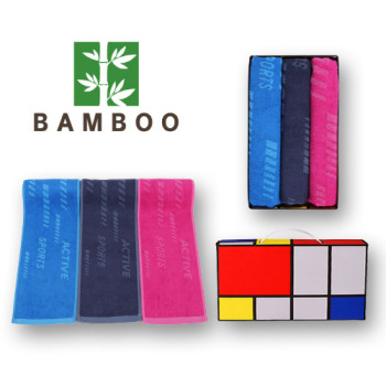 뱀부 액티브 스포츠타월 3P 세트