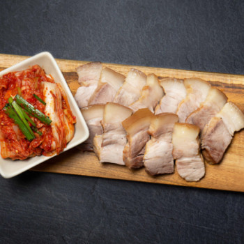 리베바움 티크원목 플레이팅 도마 서빙2[각인]