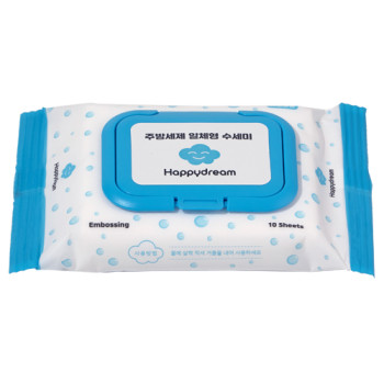 해피드림 매직주방세제 일체형 베이직 수세미90g 10매